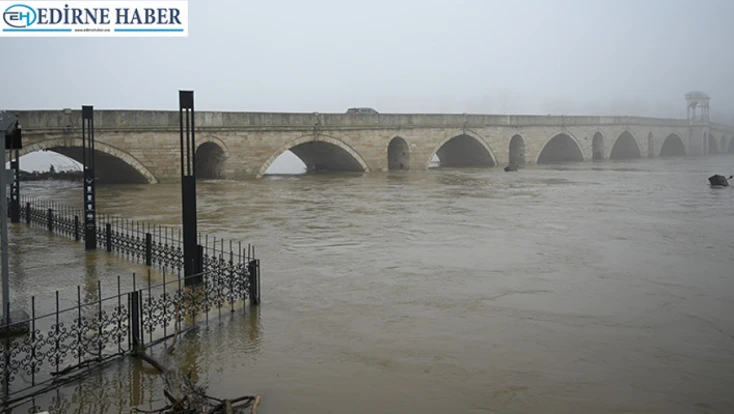 Meriç Nehri'nin debisi düşüşe geçti