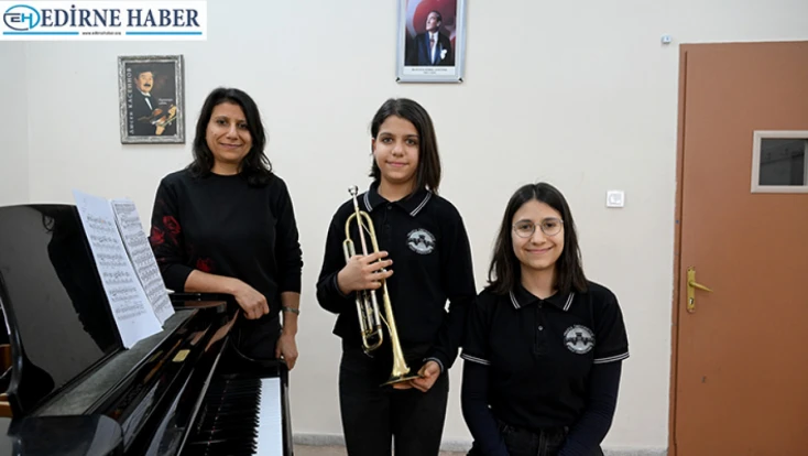Depremden kurtuldular Edirne’de hayatlarına müziğin gücüyle yeniden tutundular