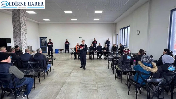 Süloğlu OSB’de Jandarmadan iş güvenliği ve KADES bilgilendirmesi