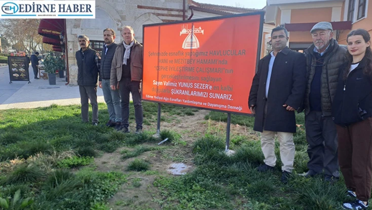 Tarihî sokakta büyük değişim esnaftan teşekkür mesajı