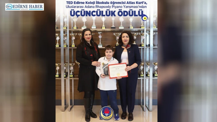 TED Edirne Koleji öğrencisinden uluslararası başarı