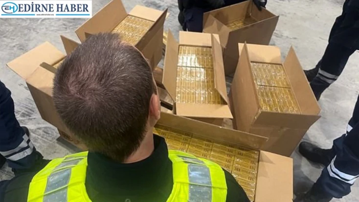 Uluslararası kaçakçılık hattı çökertildi: 799 bin paket sigara ele geçirildi