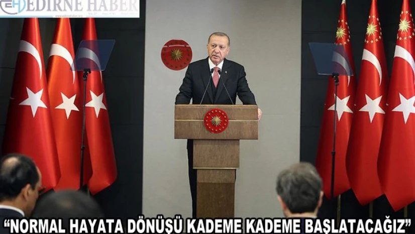 'Normal hayata dönüşü kademe kademe başlatacağız'