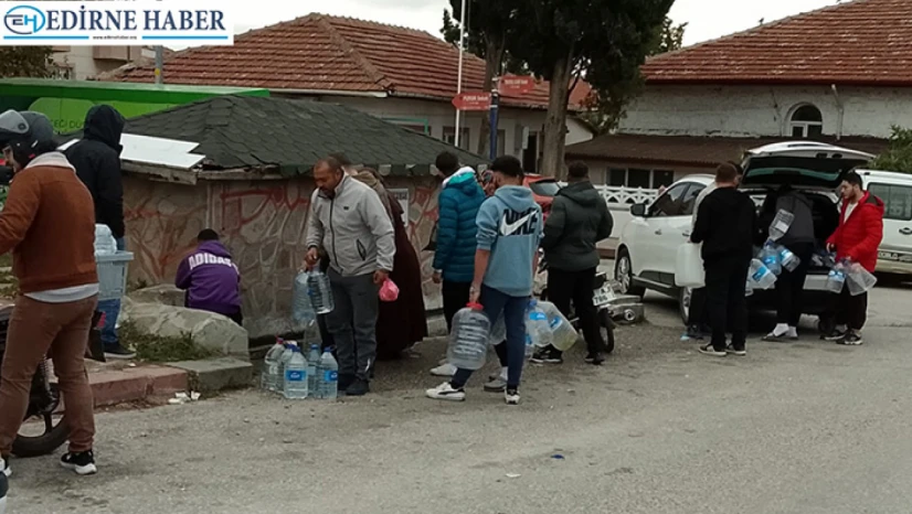 10 gündür susuzlar! Edirneliler suya hasret kaldı