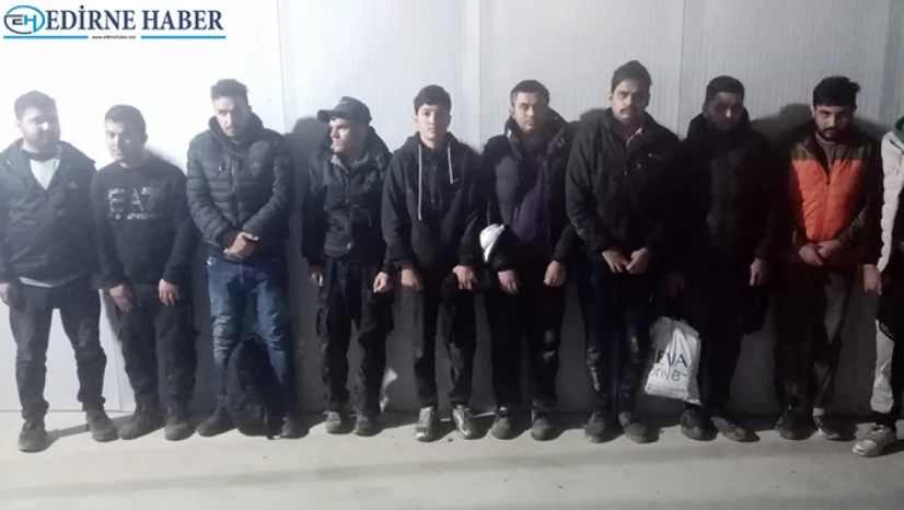 20 düzensiz göçmen yakalandı