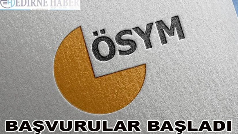Başvurular başladı