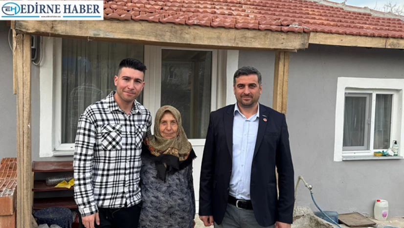 72 yaşındaki yaşlı kadına hayırseverlerin desteğiyle ev yaptırıldı