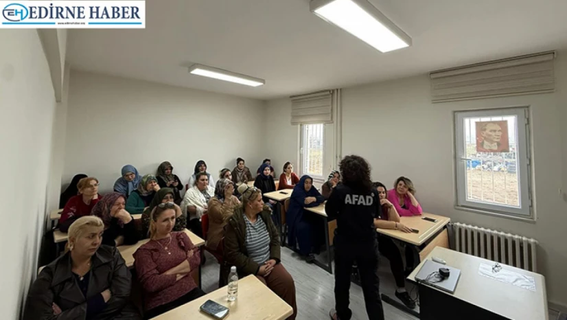 Afet farkındalık eğitimi düzenlendi