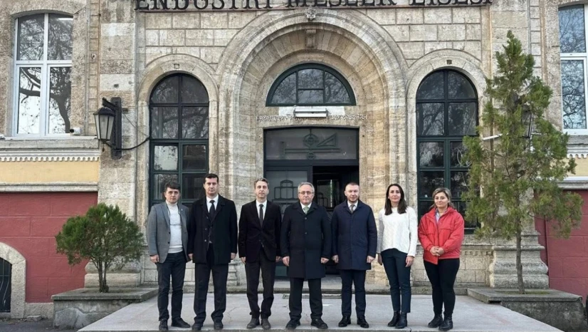 Alireisoğlu, Edirne Mesleki ve Teknik Anadolu Lisesini ziyaret etti