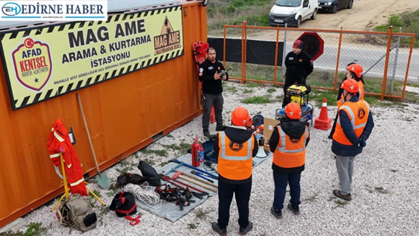 Arama kurtarmada eğitim seferberliği MAG AME SAR sahada
