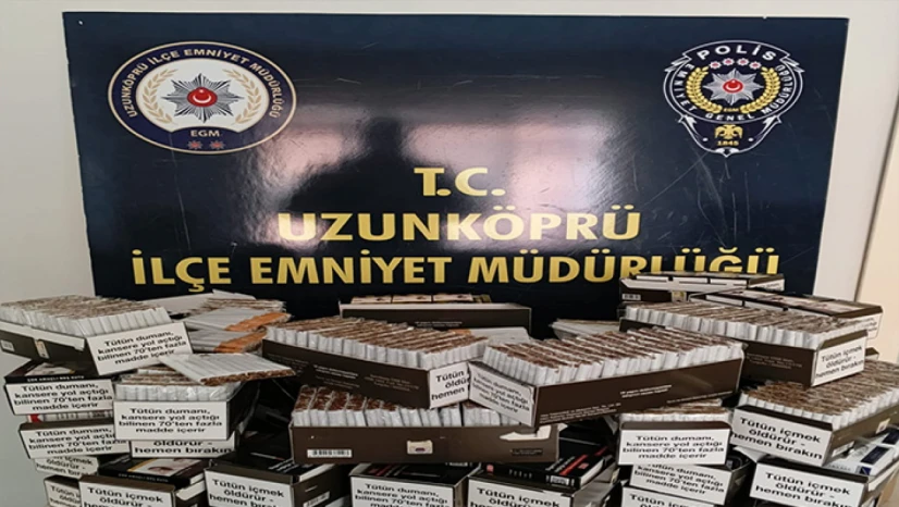 Binlerce kaçak makaron yakalandı