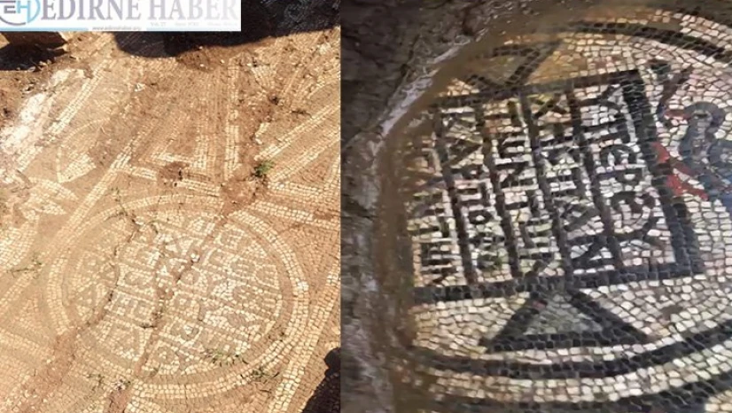Tarihi eser mozaiği satmaya çalışırken yakalandılar