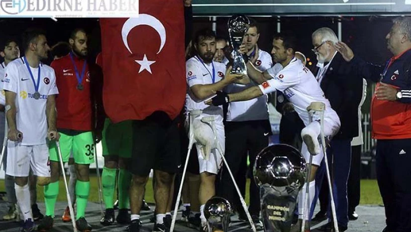 Ampute Futbol Milli Takımı dünya ikincisi oldu