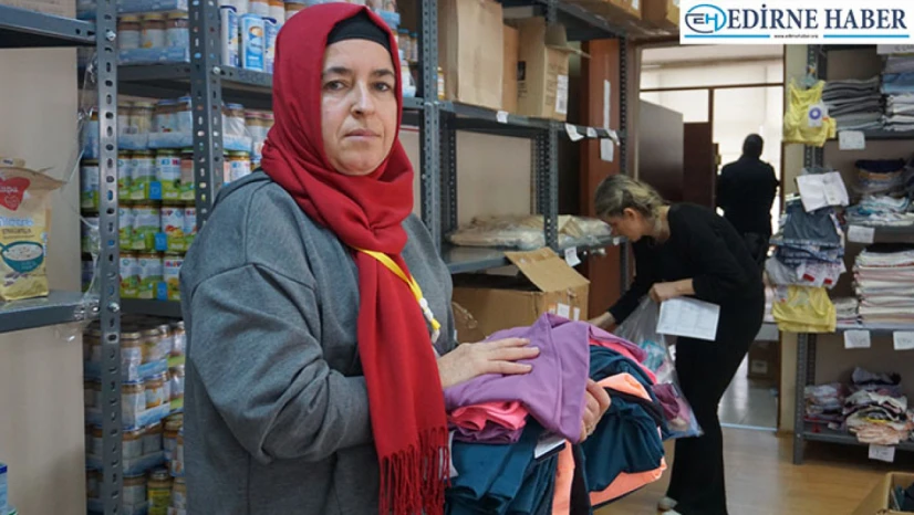 Depremzede vatandaş, Edirne'de yaraların sarılmasına katkı sağlıyor