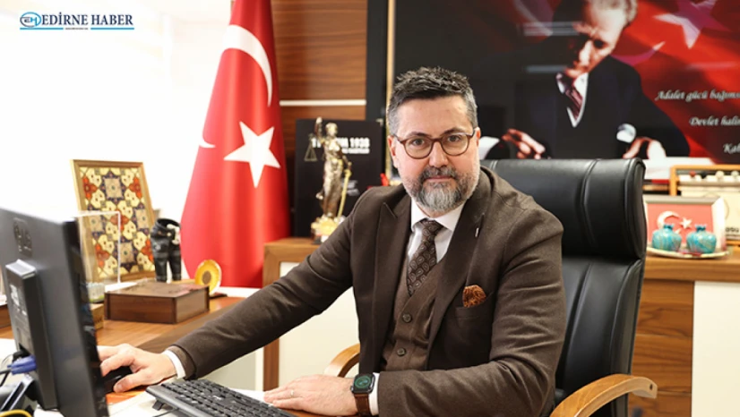 Edirne Barosu Başkanı Karakoç, AA'nın 'Yılın Kareleri' oylamasına katıldı