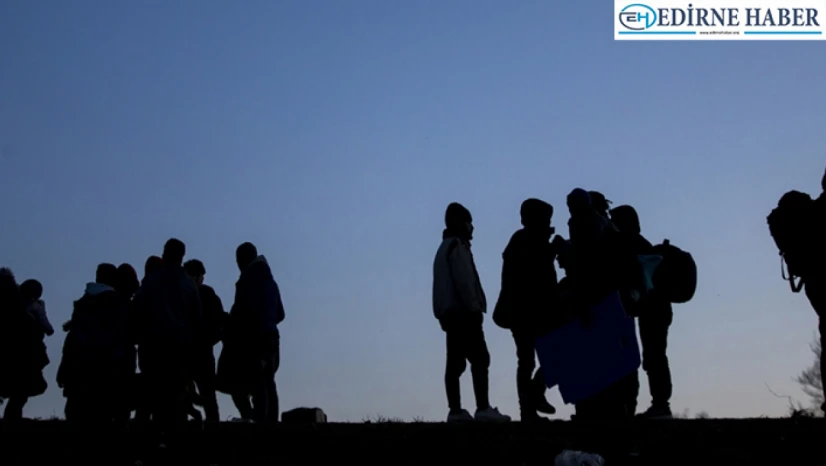 Edirne'de 18 düzensiz göçmen yakalandı