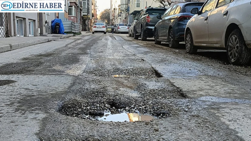 Edirne'de bozuk yollar tartışması büyüyor
