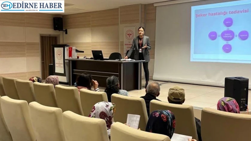 Edirne'de Diyabet Okulu başarıyla tamamlandı