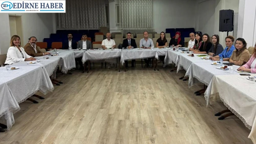 Edirne'de kuruluş müdürleri toplantısı gerçekleştirildi