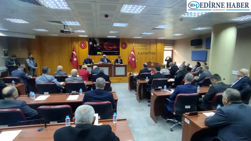 Edirne İl Genel Meclisi Aralık Ayı Toplantıları Kadınların Söz Alması İle Başladı