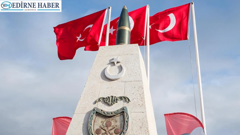 Edirne'nin Lalapaşa İlçesi'ndeki Üç Şehitler Anıtı yenilendi