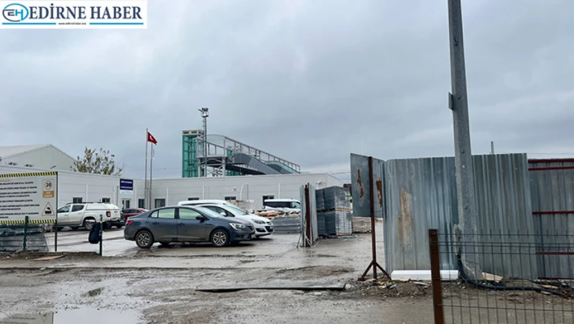 Edirne'nin yeni garı görünmeye başladı