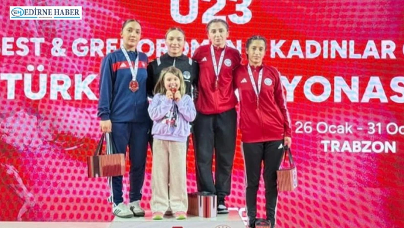 Edirne TOHM sporcuları Türkiye Şampiyonasında kürsüye çıktı