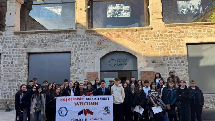 Edirne ve Köstence'den öğrenciler aynı atölyede üretti