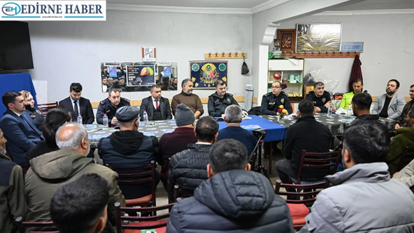 Emniyet Müdürü Ayhan, Yıldırım Hacısarraf Mahallesi sakinleriyle bir araya geldi