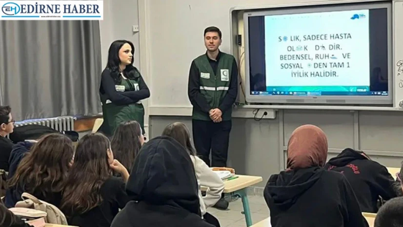 Genç Yeşilay Topluluğu Öğrencilerle Buluştu