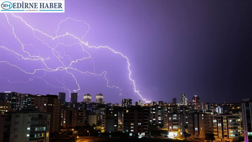 Gök gürültülü sağanak uyarısı