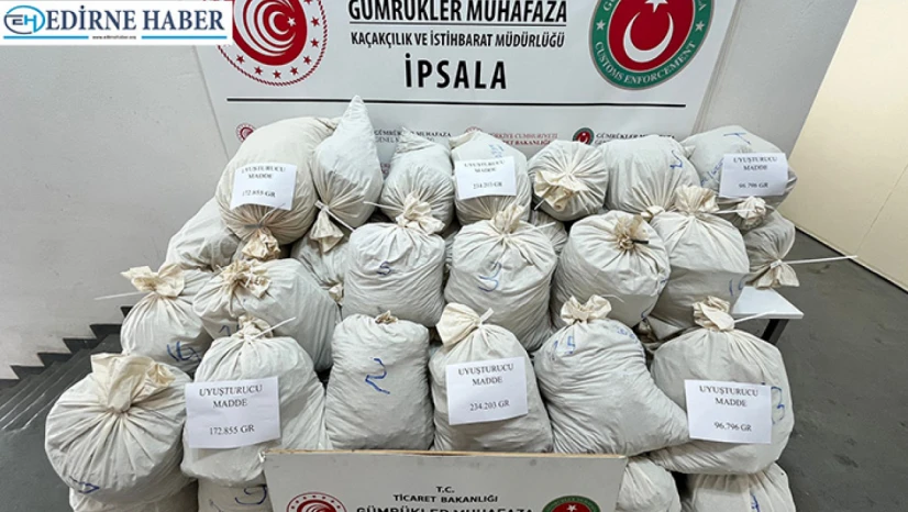 İpsala Gümrük Kapısı'nda narkotik darbesi