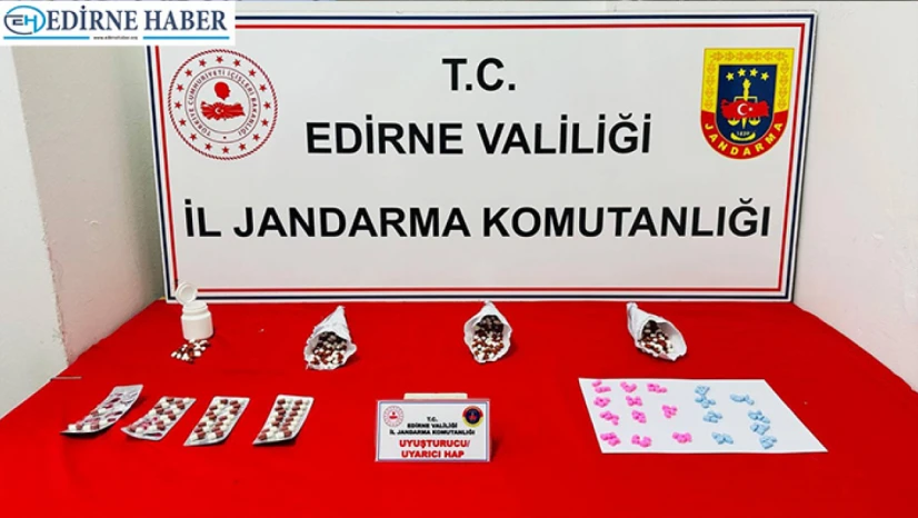 Jandarmadan uyuşturucu operasyonu: 475 hap ele geçirildi