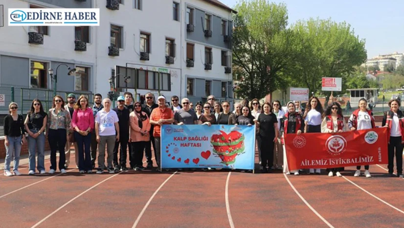 Kalp Sağlığı Haftası'nda farkındalık için yürüdüler