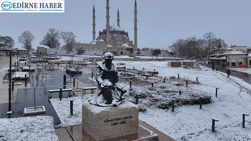 Kar yağışı sevindirdi