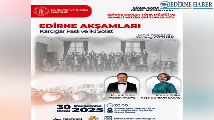 'Karcığar Faslı ve İki Solist' Konseri Sanatseverlerle Buluşuyor