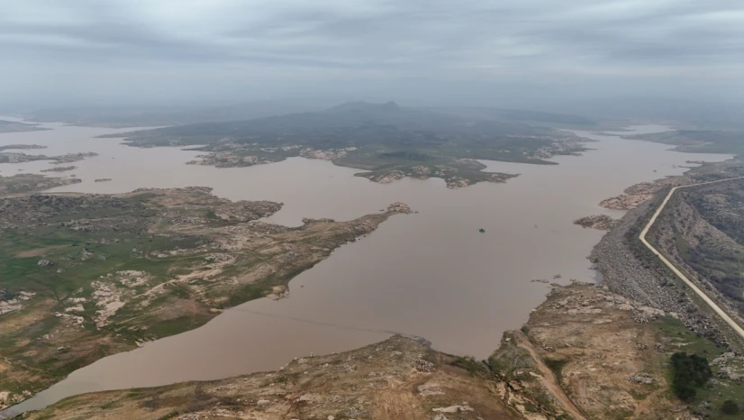 Kayalıköy Barajı yağışlarla doldu: Su seviyesi yüzde 26'ya yükseldi