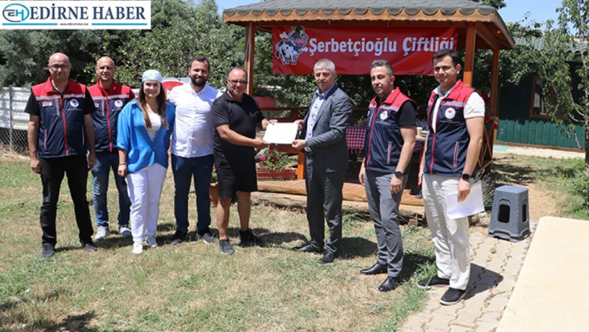 Keşan Mecidiye'de iki yeni ari işletme sertifikasını aldı!