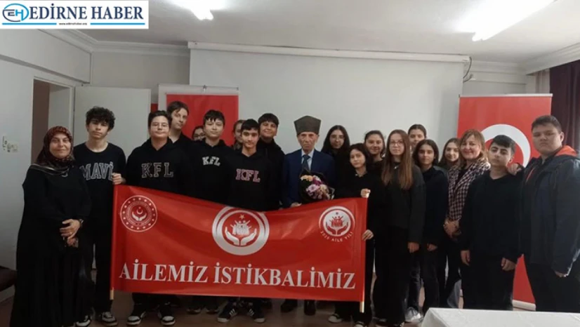 Kıbrıs Gazisi Mehmet Kanar gençlerle buluştu