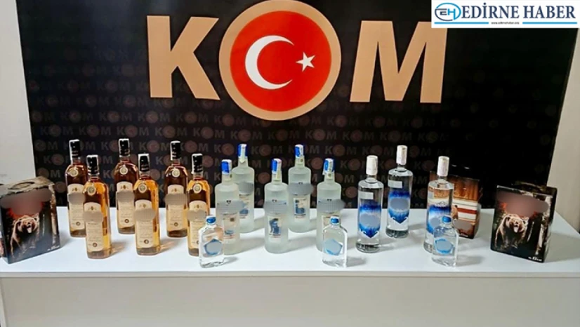 Kırklareli'nde kaçak içki operasyonunda 6 şüpheli yakalandı