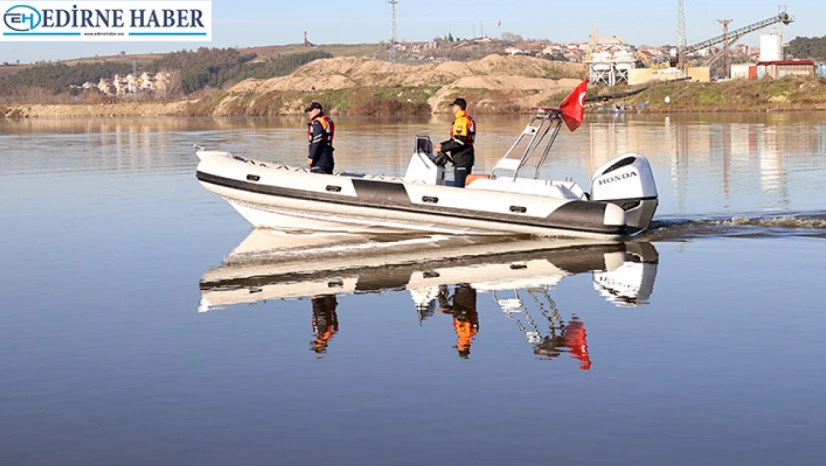 Meriç Nehri'nde jandarma güvenlik botu göreve başladı