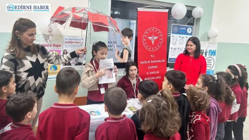 Miniklere sağlık bilinci aşılandı