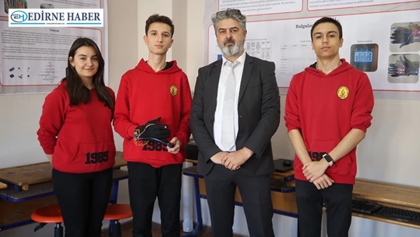 Öğrencilerden CIPA hastalarına umut olacak akıllı eldiven