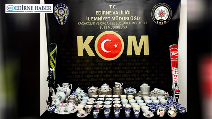 Polis ekiplerinden Kapıkule'de dikkat çeken operasyon