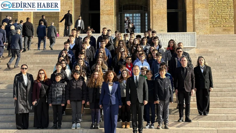 TED Edirne Koleji öğrencilerinden Ankara'da tarihi gezi