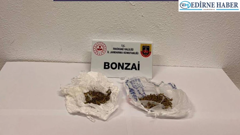 Tekirdağ'da uyuşturucu ele geçirilen otomobildeki 3 kişi gözaltına alındı