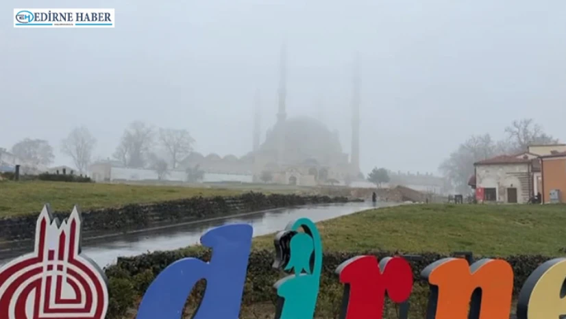 Trakya'da sisli hava etkili oluyor