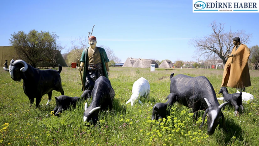 Trakya'nın 'ilk çiftçileri'nin faaliyetleri yeni nesillere maketlerle anlatılıyor