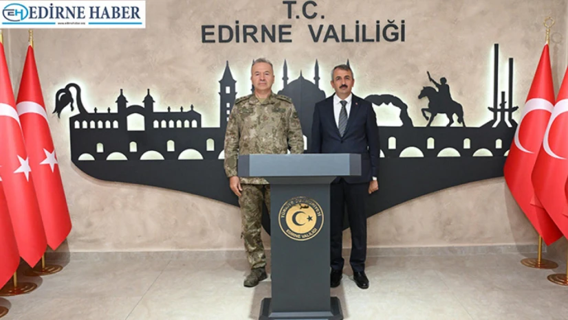 Tümgeneral Özeren'den  Vali Sezer'e ziyaret