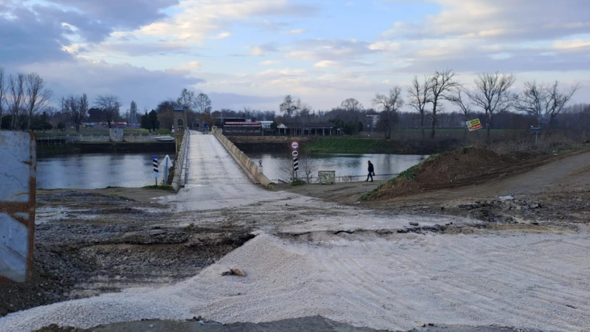 Tunca Köprüsü akşam saatlerine kadar kapalı